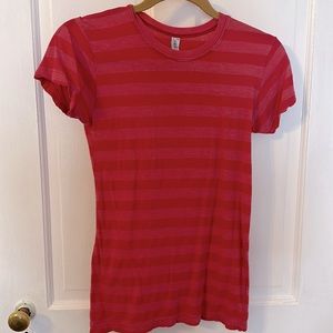 Pink stripe t-shirt